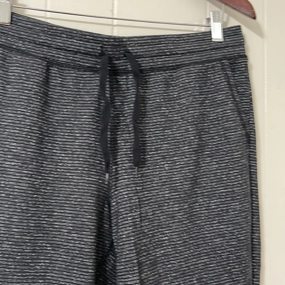 CHAMPION Elite Gray Black Stripe Jogger Sweatpants - Size L - Picture 6 of 14